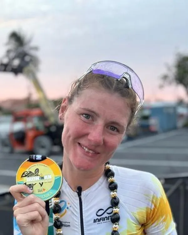 Cindy à l’entraînement ou en course